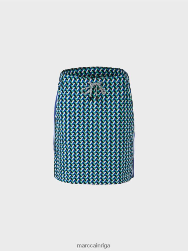 apģērbs emalja VRBHXD457 Marc Cain uzliesmojoši svārki ar visaptverošu dizainu
