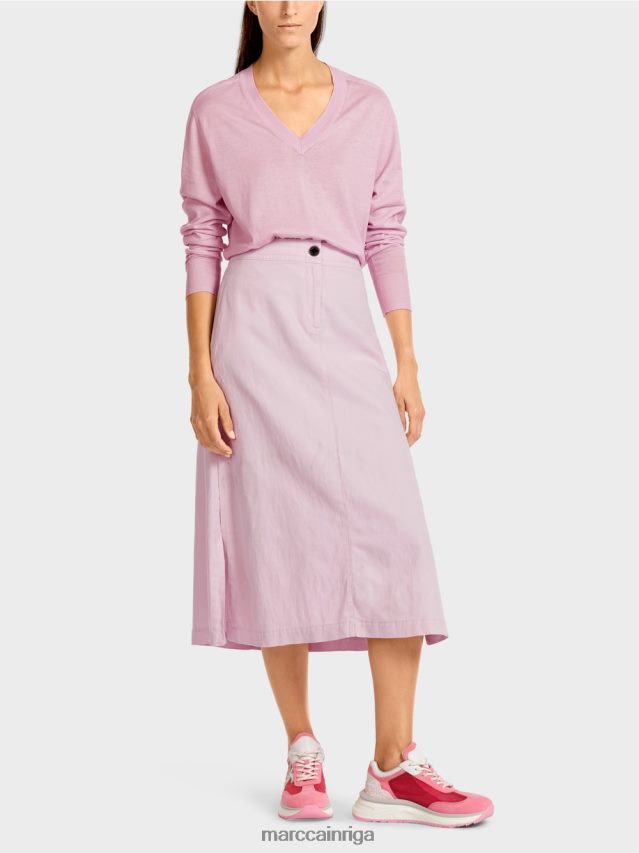 apģērbs gaiša lavanda VRBHXD489 Marc Cain uzliesmojuši svārki