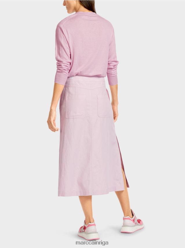 apģērbs gaiša lavanda VRBHXD489 Marc Cain uzliesmojuši svārki