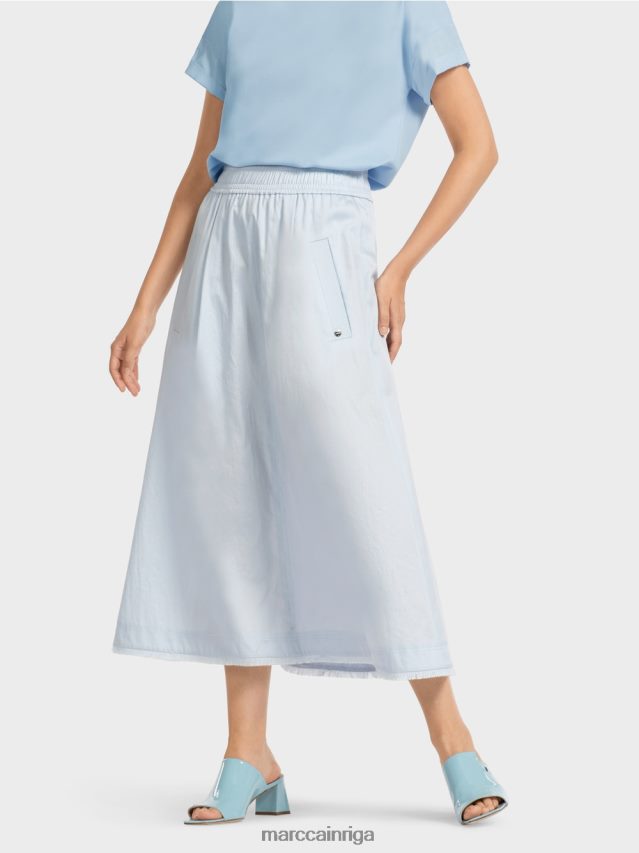 apģērbs gaiši pūderzils VRBHXD492 Marc Cain virpuļojoši svārki