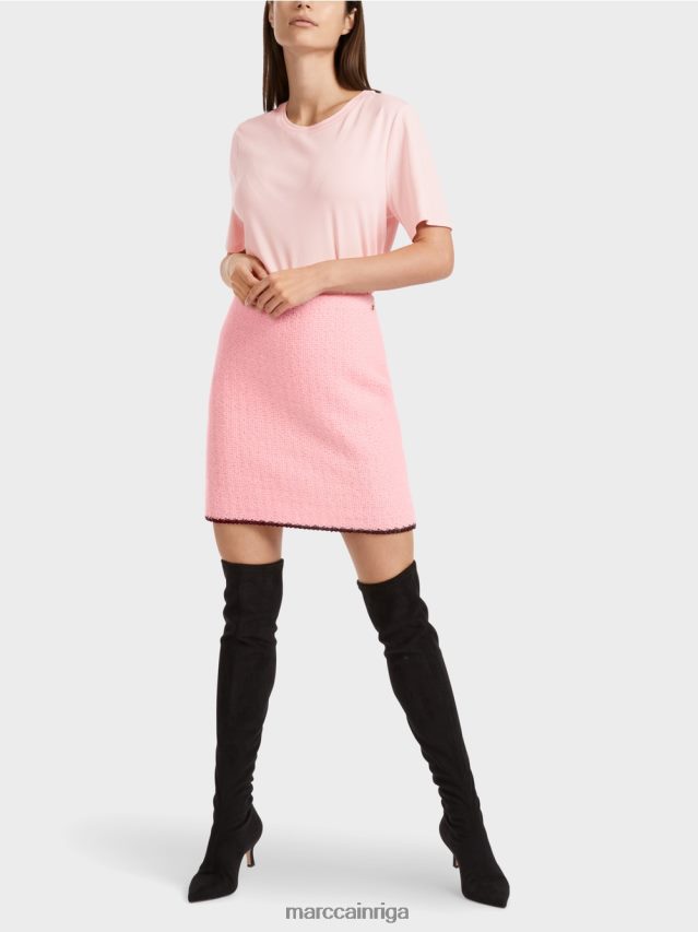 apģērbs mīksts pulveris rozā VRBHXD474 Marc Cain minisvārki, adīti Vācijā