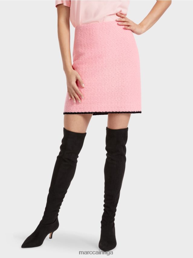 apģērbs mīksts pulveris rozā VRBHXD474 Marc Cain minisvārki, adīti Vācijā