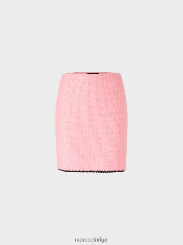 apģērbs mīksts pulveris rozā VRBHXD474 Marc Cain minisvārki, adīti Vācijā