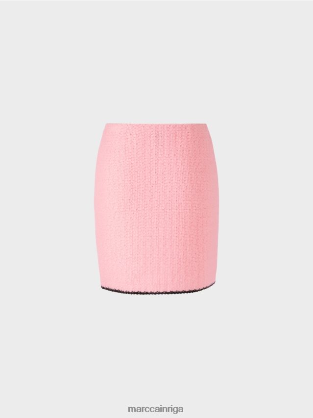 apģērbs mīksts pulveris rozā VRBHXD474 Marc Cain minisvārki, adīti Vācijā