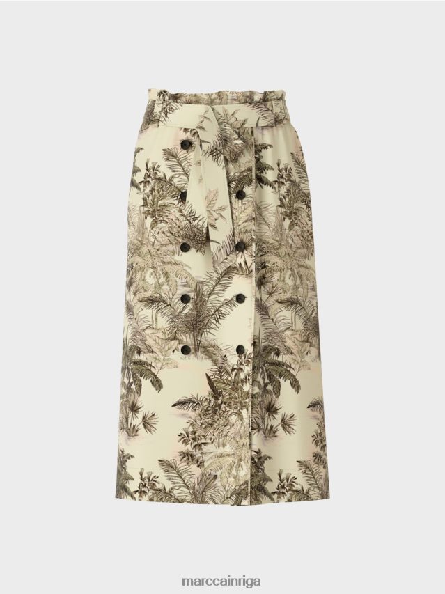apģērbs maiga elpa VRBHXD493 Marc Cain svārki līdz teļiem