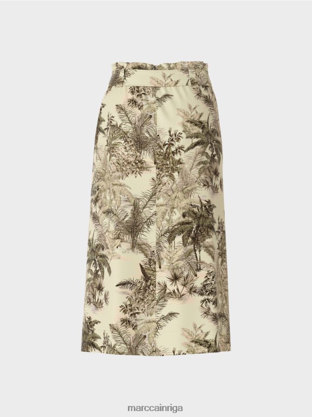 apģērbs maiga elpa VRBHXD493 Marc Cain svārki līdz teļiem