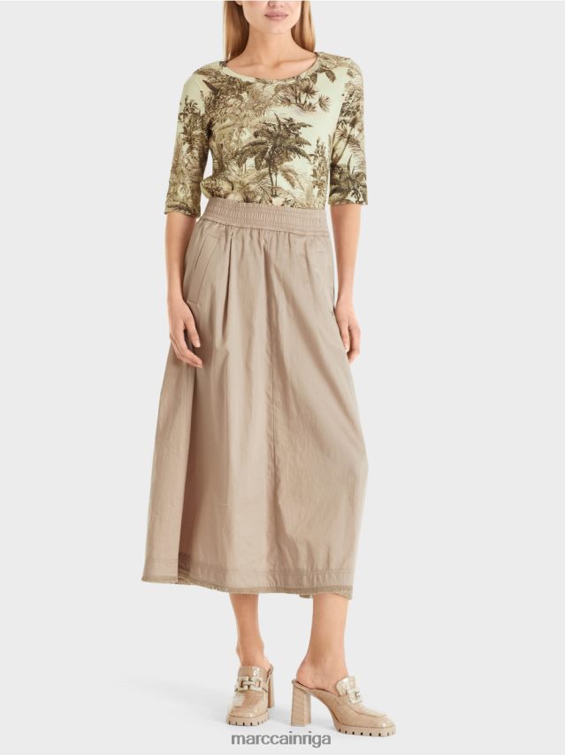 apģērbs maiga taupe VRBHXD494 Marc Cain virpuļojoši svārki