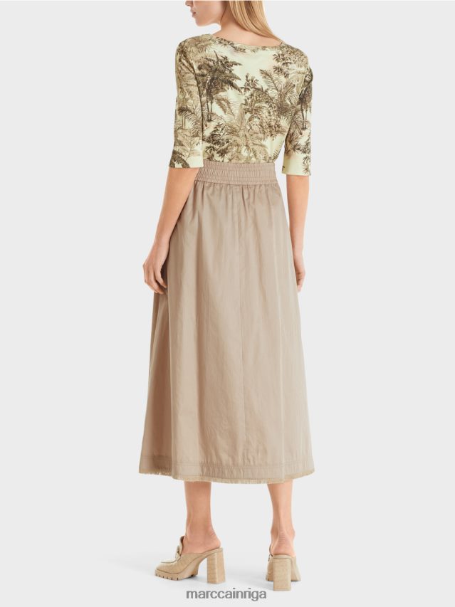 apģērbs maiga taupe VRBHXD494 Marc Cain virpuļojoši svārki