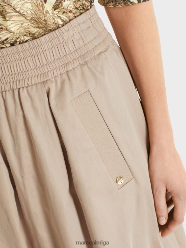 apģērbs maiga taupe VRBHXD494 Marc Cain virpuļojoši svārki