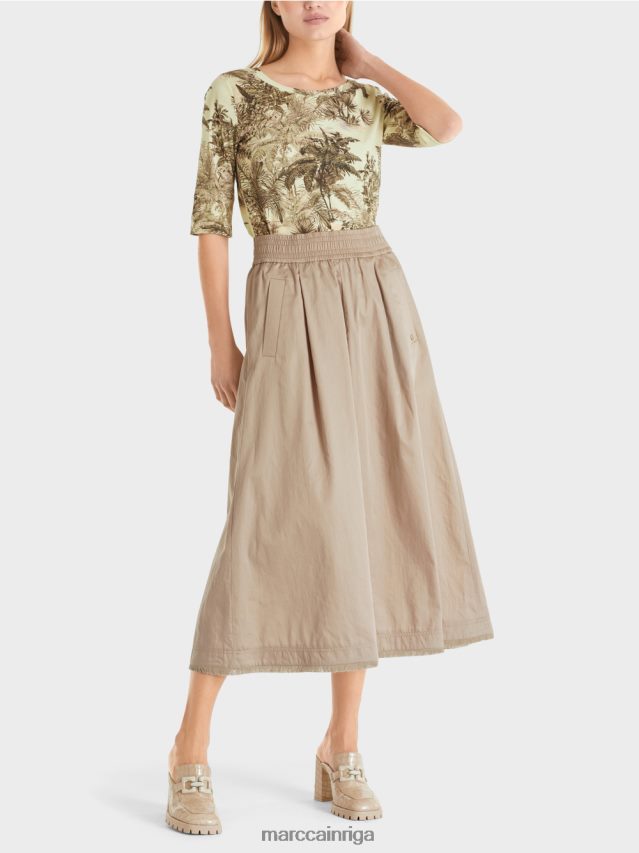 apģērbs maiga taupe VRBHXD494 Marc Cain virpuļojoši svārki