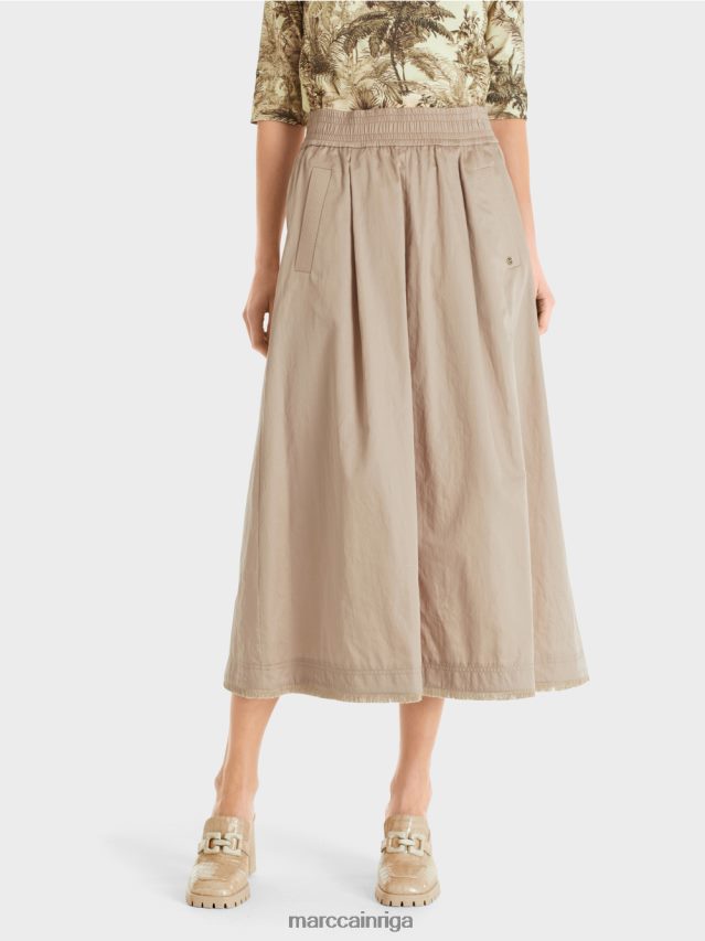 apģērbs maiga taupe VRBHXD494 Marc Cain virpuļojoši svārki