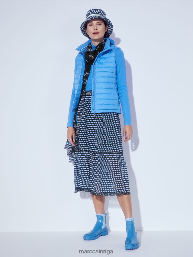 apģērbs melns VRBHXD505 Marc Cain plati punktveida svārki viskozes krāsā