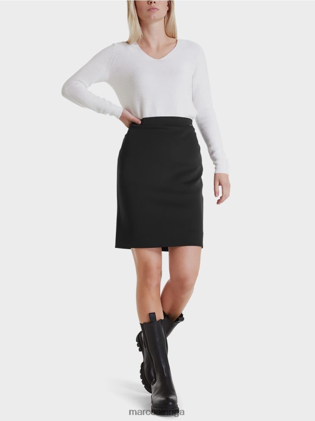 apģērbs melns VRBHXD515 Marc Cain elastīgi džersija svārki