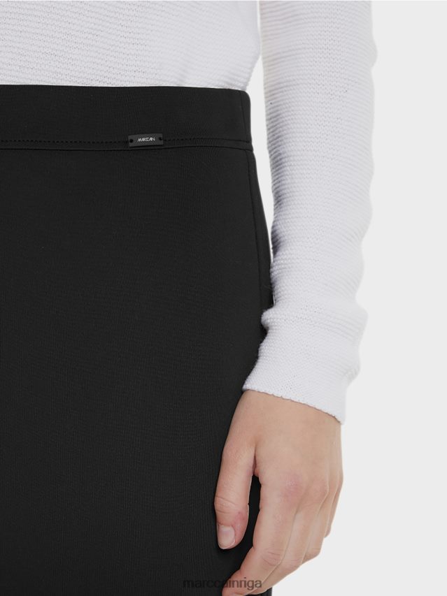 apģērbs melns VRBHXD515 Marc Cain elastīgi džersija svārki