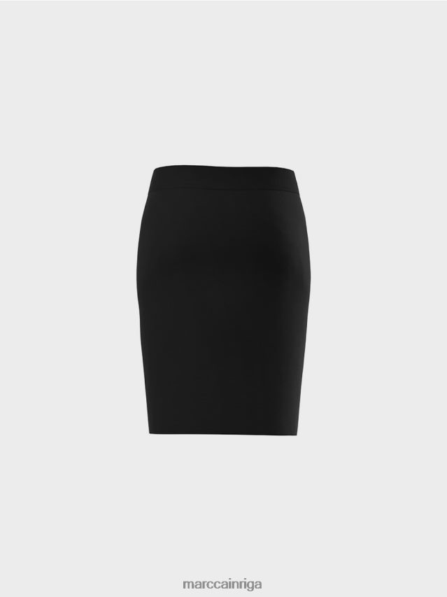 apģērbs melns VRBHXD515 Marc Cain elastīgi džersija svārki