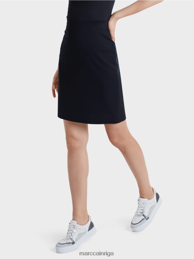 apģērbs pusnakts zils VRBHXD518 Marc Cain svārki līdz ceļiem