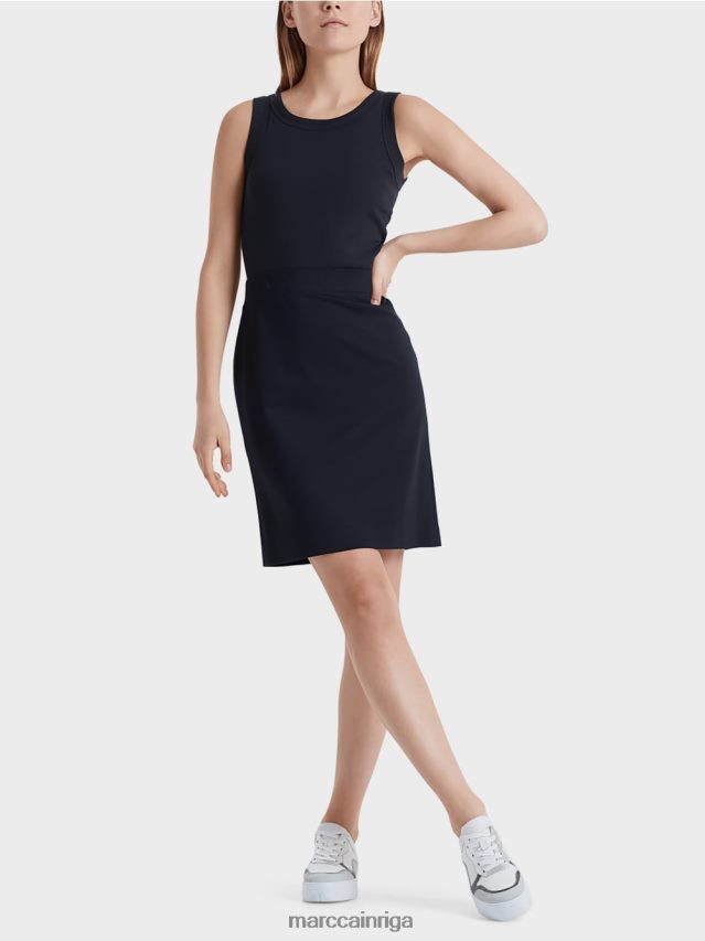 apģērbs pusnakts zils VRBHXD518 Marc Cain svārki līdz ceļiem