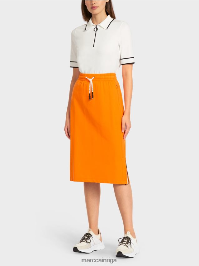 apģērbs spilgti oranža VRBHXD502 Marc Cain sportiski džersija svārki