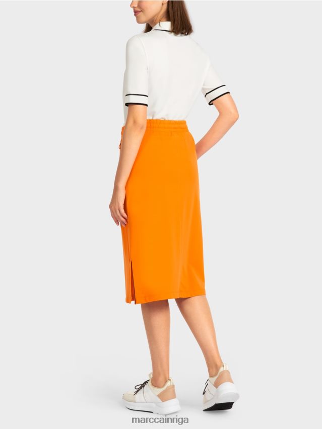 apģērbs spilgti oranža VRBHXD502 Marc Cain sportiski džersija svārki