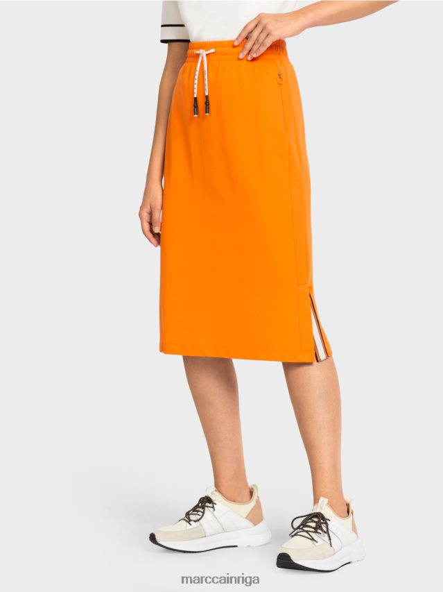 apģērbs spilgti oranža VRBHXD502 Marc Cain sportiski džersija svārki