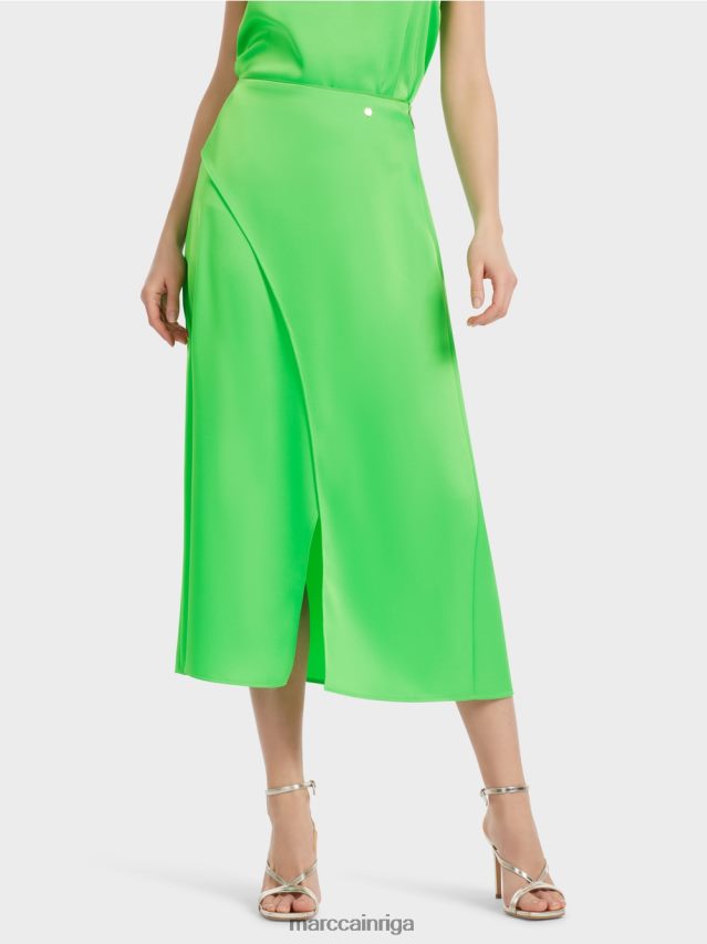 apģērbs tumši ābolu zaļš VRBHXD458 Marc Cain svārki ar ietīšanas efektu