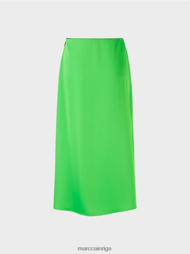 apģērbs tumši ābolu zaļš VRBHXD458 Marc Cain svārki ar ietīšanas efektu