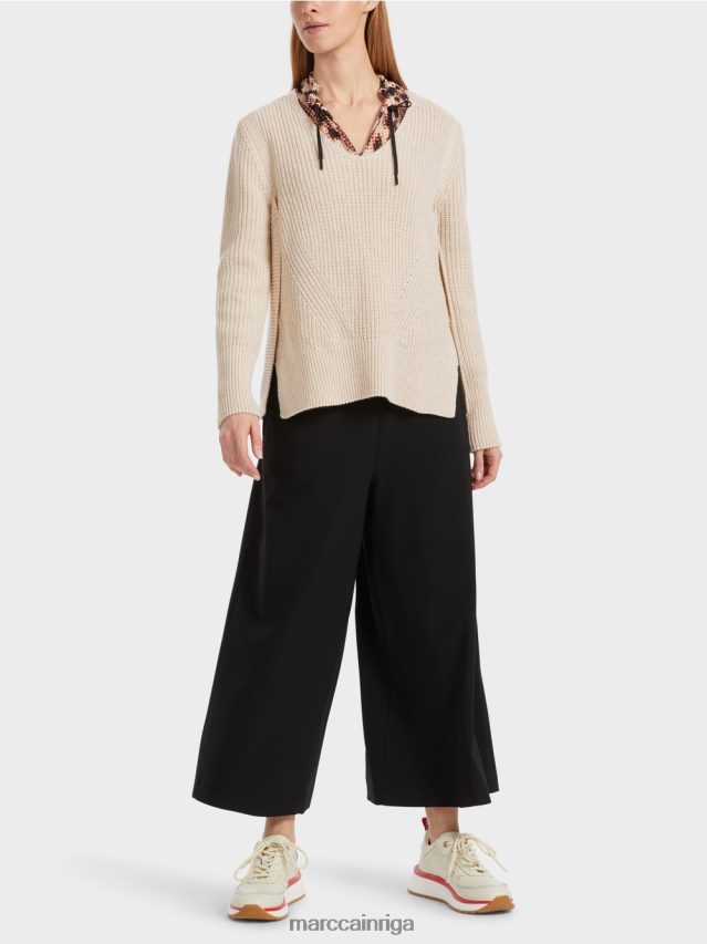 apģērbs Mandeļu piens VRBHXD1046 Marc Cain vilnas džemperis adīts Vācijā