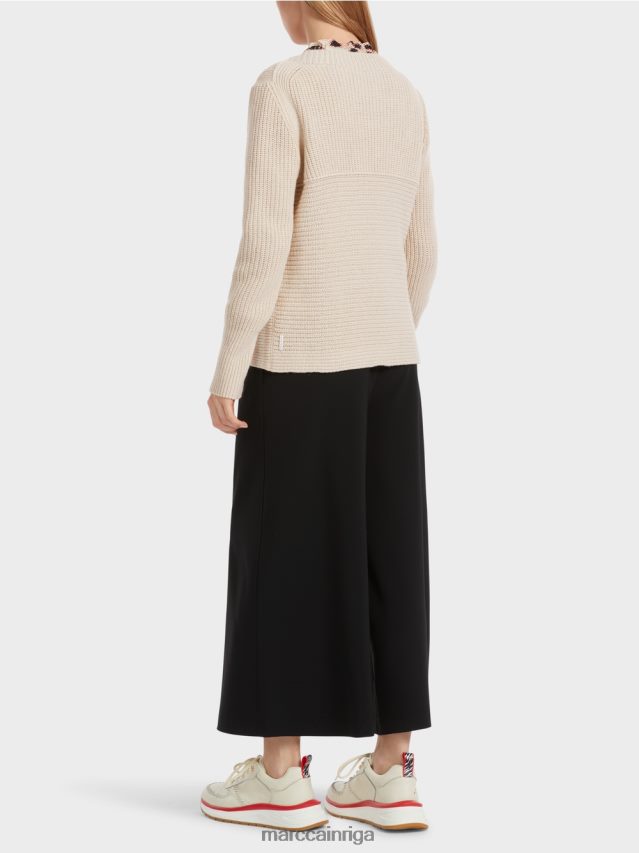 apģērbs Mandeļu piens VRBHXD1046 Marc Cain vilnas džemperis adīts Vācijā