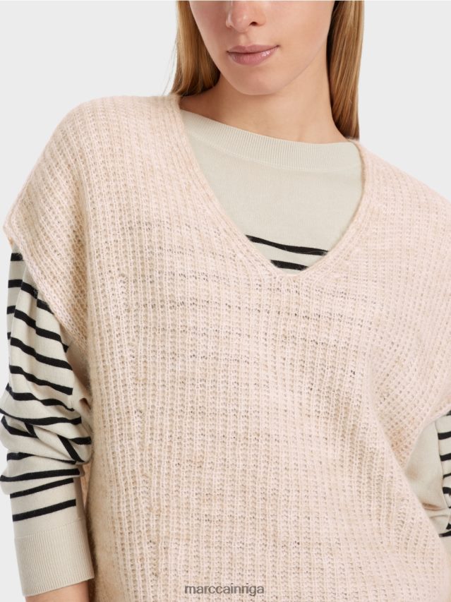 apģērbs Mandeļu piens VRBHXD1053 Marc Cain slipover 100 % ražots Vācijā