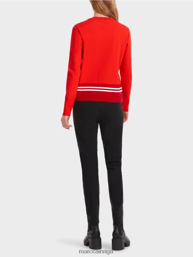 apģērbs campari VRBHXD1048 Marc Cain \"pārdomāt kopā\" ​​vilnas džemperis