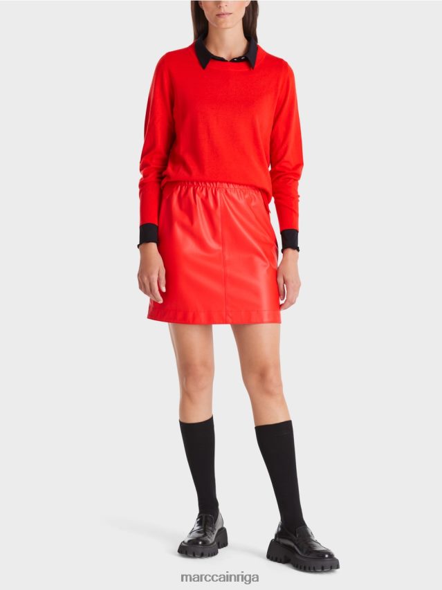 apģērbs campari VRBHXD1056 Marc Cain smalka adīta "pārdomāt kopā" ​​džemperis