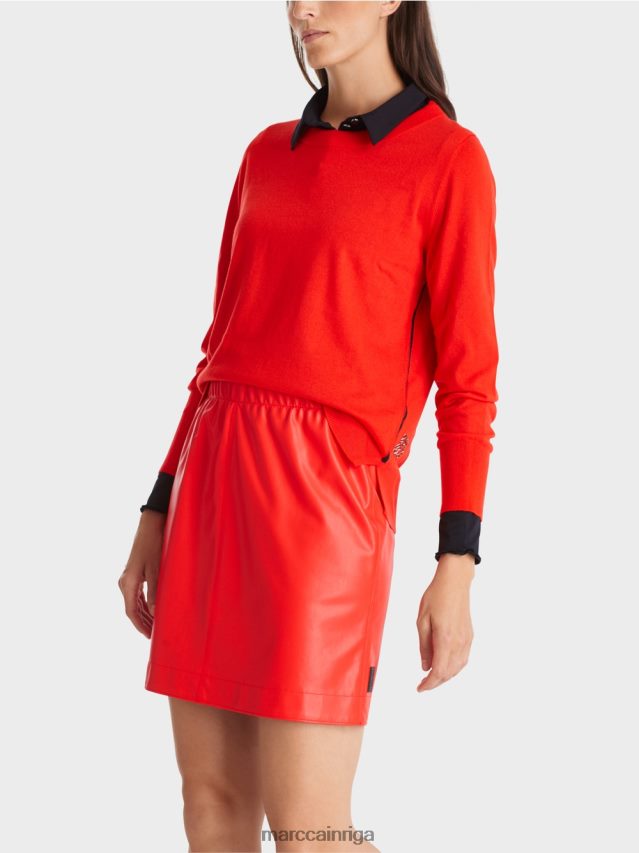 apģērbs campari VRBHXD1056 Marc Cain smalka adīta \"pārdomāt kopā\" ​​džemperis