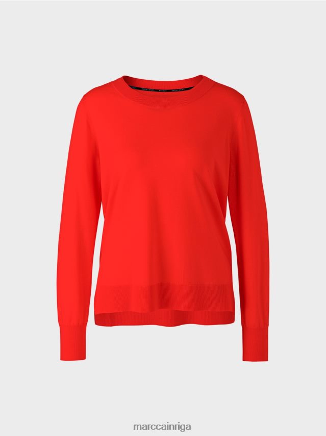 apģērbs campari VRBHXD1056 Marc Cain smalka adīta \"pārdomāt kopā\" ​​džemperis
