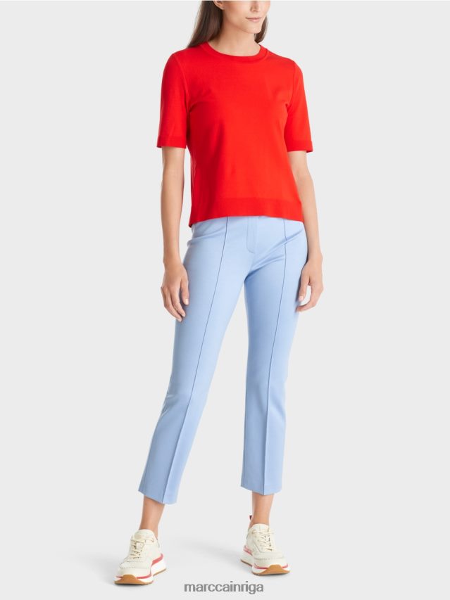 apģērbs campari VRBHXD1071 Marc Cain "pārdomāt kopā" ​​džemperis ar īsām piedurknēm