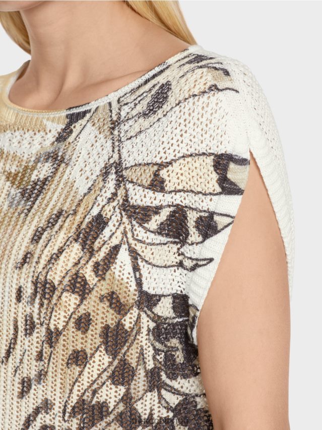 apģērbs dziļas smiltis VRBHXD1152 Marc Cain džemperis 100% ražots Vācijā