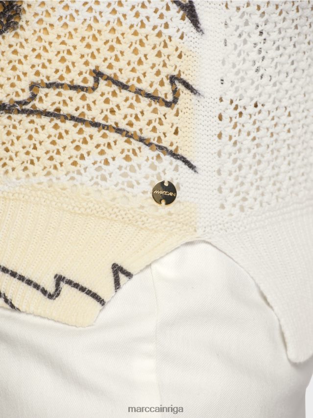 apģērbs dziļas smiltis VRBHXD1152 Marc Cain džemperis 100% ražots Vācijā