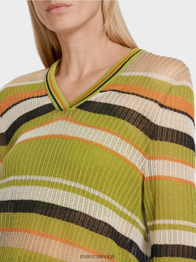 apģērbs dziļi olīvzaļa VRBHXD1147 Marc Cain džemperis \"adīts Vācijā\"