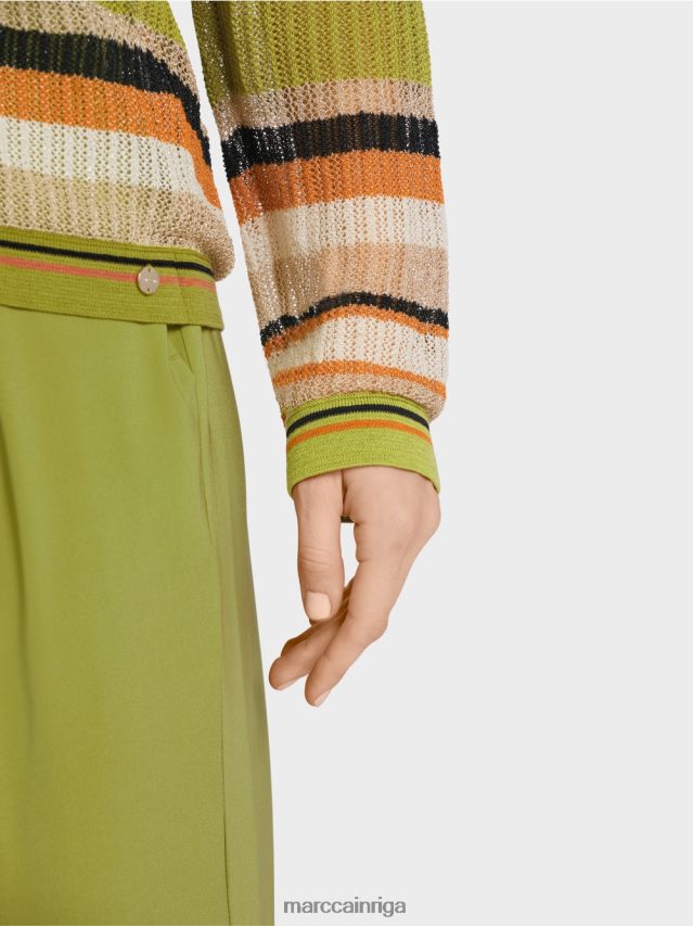 apģērbs dziļi olīvzaļa VRBHXD1147 Marc Cain džemperis \"adīts Vācijā\"