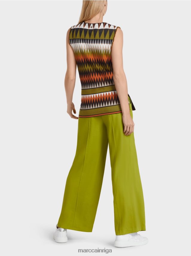 apģērbs dziļi olīvzaļa VRBHXD1148 Marc Cain džemperis \"adīts Vācijā\"