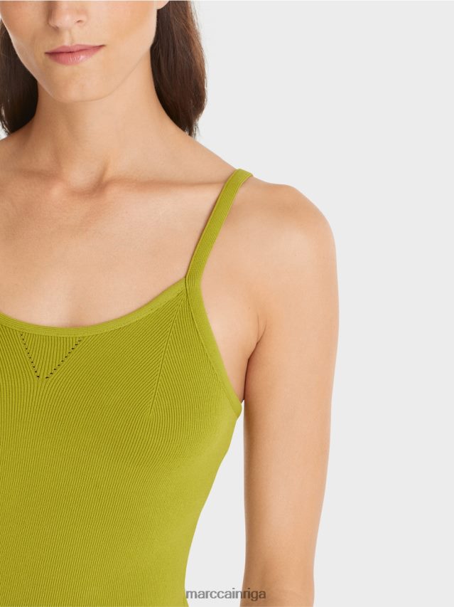 apģērbs dziļi olīvzaļa VRBHXD1149 Marc Cain \"pārdomāt kopā\" ​​tops