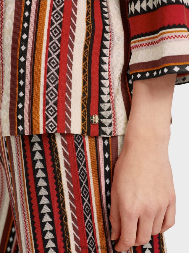 apģērbs dziļi sarkans VRBHXD1130 Marc Cain džemperis \"adīts Vācijā\"