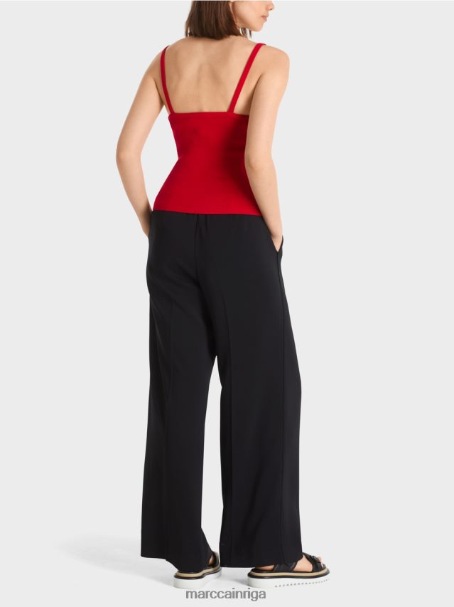 apģērbs dziļi sarkans VRBHXD1132 Marc Cain \"pārdomāt kopā\" ​​tops