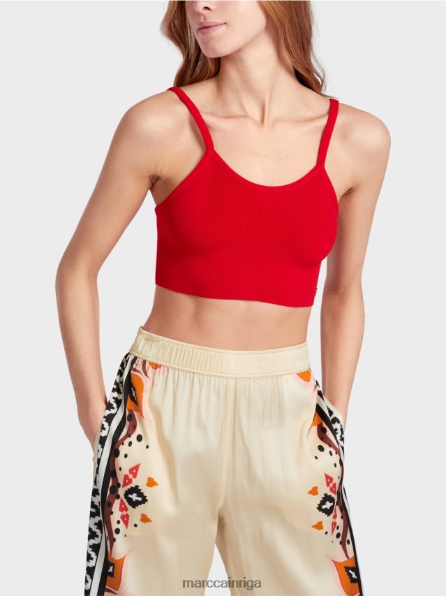 apģērbs dziļi sarkans VRBHXD1133 Marc Cain \"pārdomāt kopā\" ​​bustier