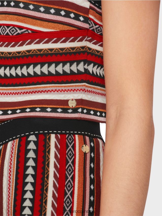 apģērbs dziļi sarkans VRBHXD1134 Marc Cain krūtis \"adīts Vācijā\"