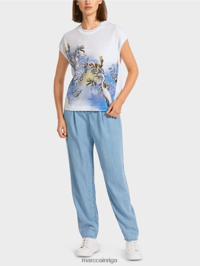 apģērbs gaiši pūderzils VRBHXD1159 Marc Cain džemperis "adīts Vācijā"