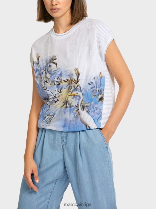 apģērbs gaiši pūderzils VRBHXD1159 Marc Cain džemperis \"adīts Vācijā\"