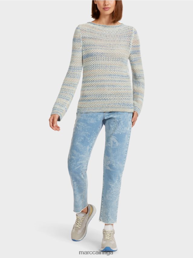 apģērbs gaiši pūderzils VRBHXD1160 Marc Cain džemperis "adīts Vācijā"