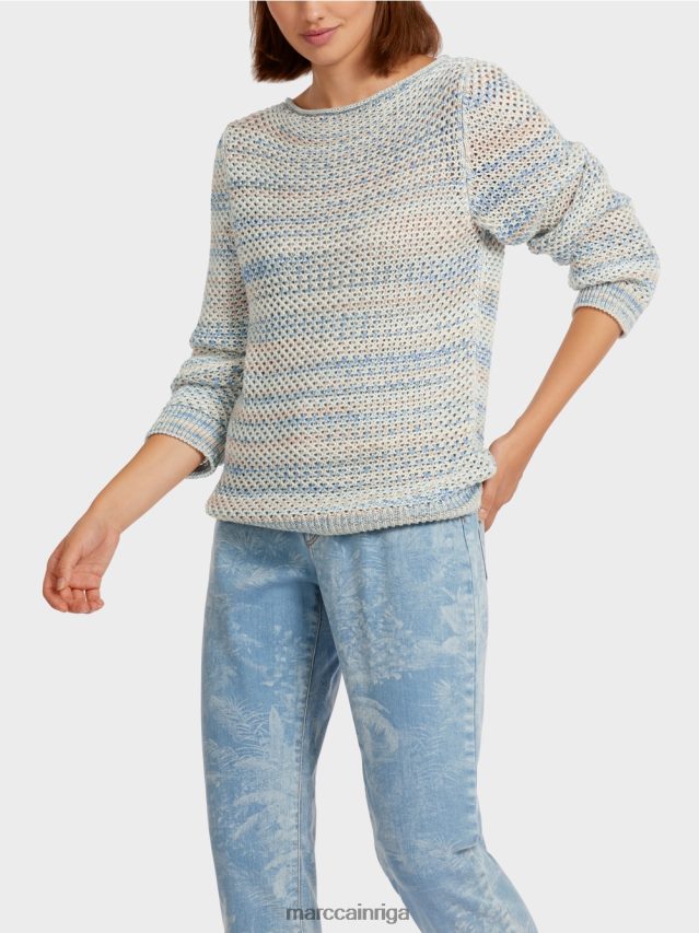 apģērbs gaiši pūderzils VRBHXD1160 Marc Cain džemperis \"adīts Vācijā\"