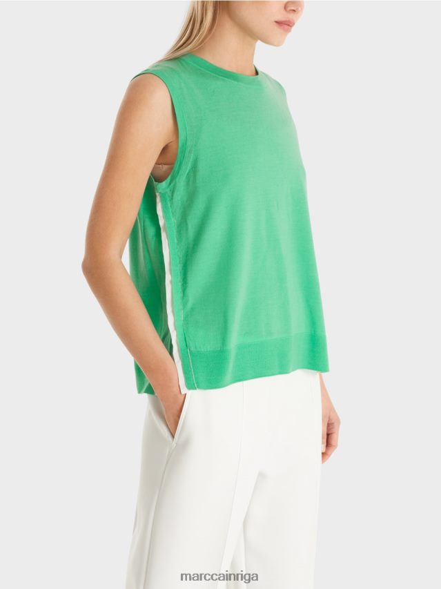 apģērbs gaišs skuķis VRBHXD1174 Marc Cain supersmalks trikotāžas tops