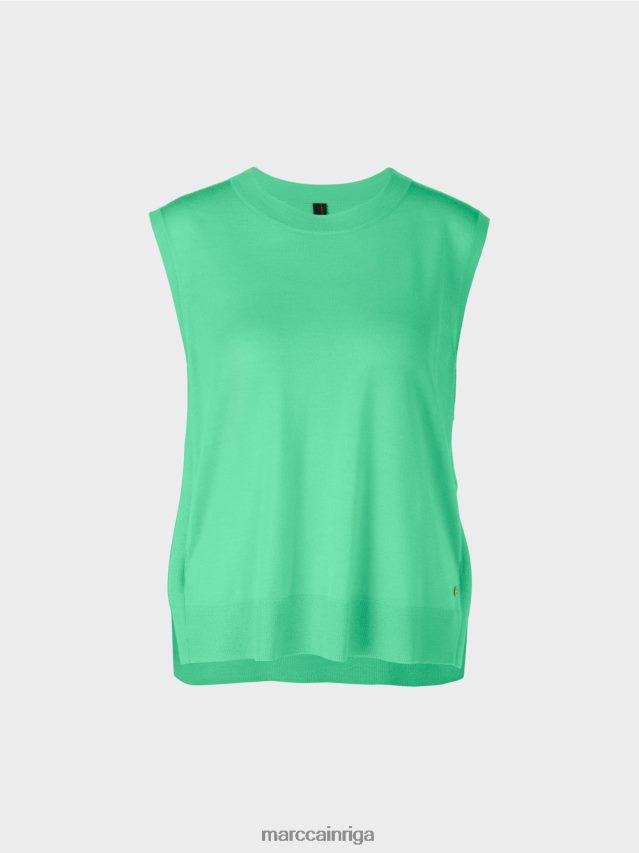 apģērbs gaišs skuķis VRBHXD1174 Marc Cain supersmalks trikotāžas tops